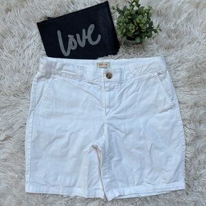 Gap Factory Khakis by Gap The Boyfriend Short 💗 White